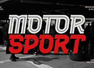 Motorsport Font preview image 1