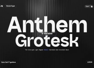 NV Anthem Grotesk – Modern Sans Serif Font preview image 1