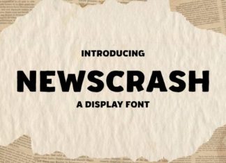 Newscrash Font preview image 1