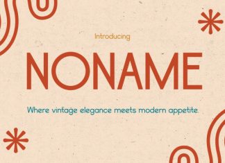 Noname Font preview image 1