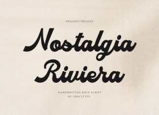 Nostalgia Riviera Font preview image 1