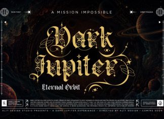 Orbit Magika Typeface Font preview image 3