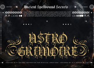 Orbit Magika Typeface Font preview image 2