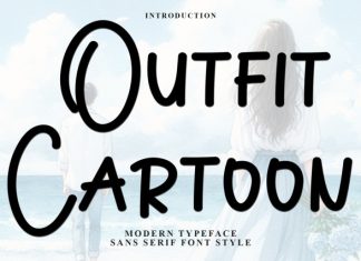 Outfit Cartoon Font preview image 1