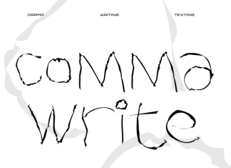 Comma Write Font preview image 3