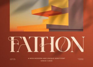 Fathon || Modern Classy Serif Font preview image 1