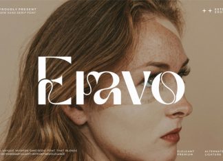 Eravo || Modern Classy Decorative Font preview image 1