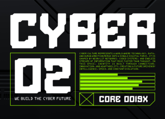 Ebyon || Modern Futuristic Display Font preview image 2