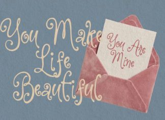 Peachy Naughty Font preview image 2