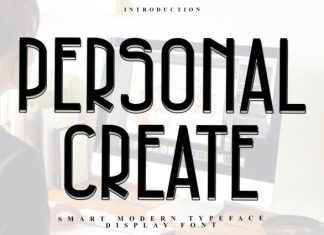 Personal Create Font preview image 1