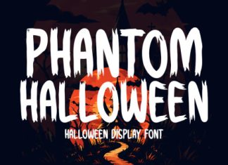 Phantom Halloween Font preview image 1