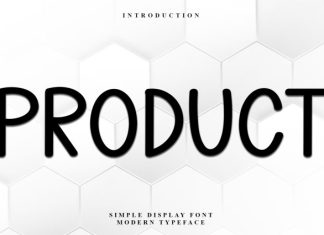 Product Font preview image 1