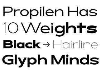Propilen Font preview image 2