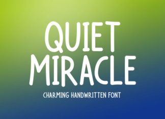 Quiet Miracle Font preview image 1