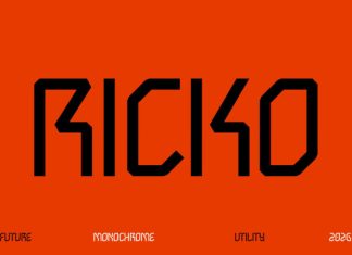 RICKO Font preview image 1