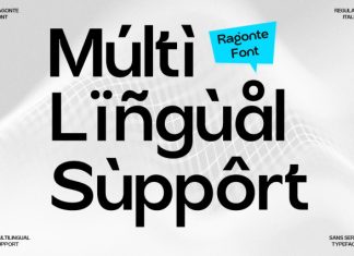Ragonte – Modern Geometric Sans Font preview image 3