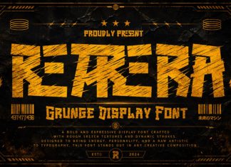 Retrera Grunge Font preview image 1