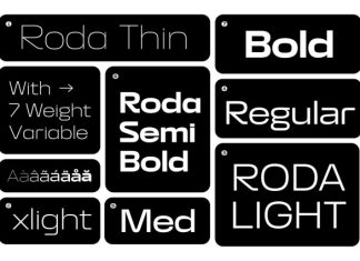 Roda Sans Font Family preview image 2