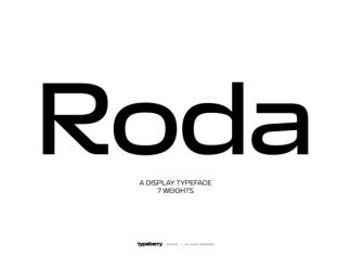 Roda Sans Font Family preview image 1