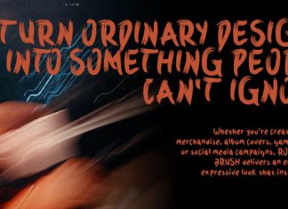 Rogue Sable Bold Brush Font preview image 2