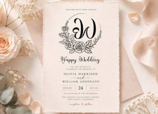 Rosabelle Flower Monogram Font preview image 2