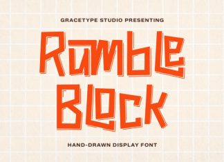 Rumble Block Font preview image 1