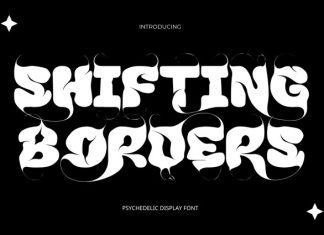 SHIFTING BORDERS – LIQUID FONT preview image 1