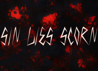 SIN LIES SCORN Font preview image 3