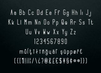 SKYLINE Font preview image 3