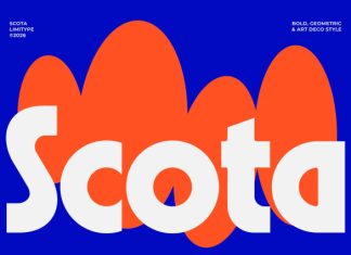 Scota – Bold Geometric Font preview image 1