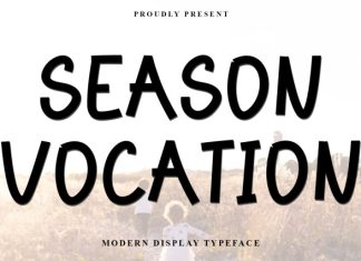 Season Vocation Font preview image 1
