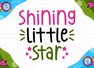 Shining Little Star Font preview image 1