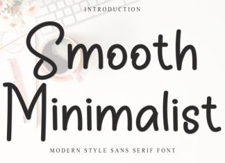 Smooth Minimalist Font preview image 1