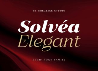Solvéa – Serif Font preview image 1