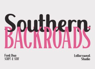 Southern Backroads Font preview image 1