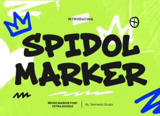 Spidol Marker Font preview image 1