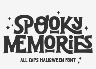 Spooky Memories Font preview image 1