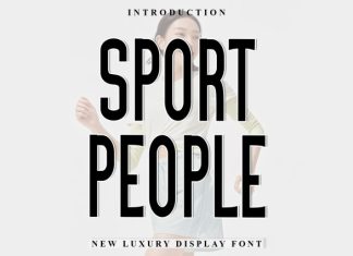 Sport People Font preview image 1