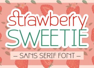 Strawberry Sweetie Font preview image 1