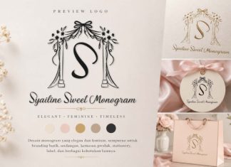 Syailine Sweet Monogram Font preview image 1