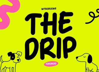 THEDRIP Font preview image 1