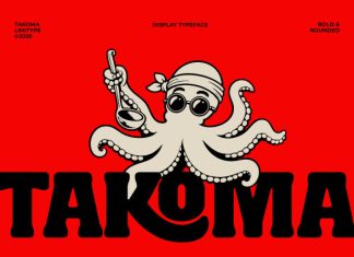 Takoma – Bold Display Font preview image 1