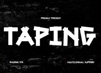 Taping Font preview image 1