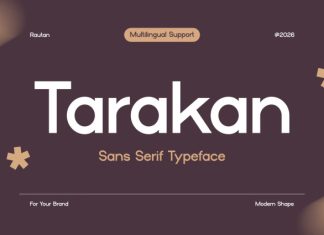 Tarakan Font preview image 1
