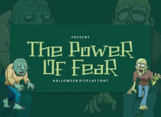 The Power Of Fear Font preview image 1