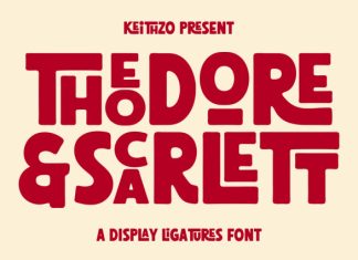 Theodore And Scarlett Font preview image 1