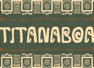 Titanaboa Font preview image 1