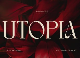 Utopia Font preview image 1