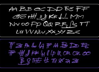 Vallothe – Handwritten Display Font preview image 2