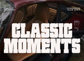 Varsity Memories – Condensed Slab Font preview image 3